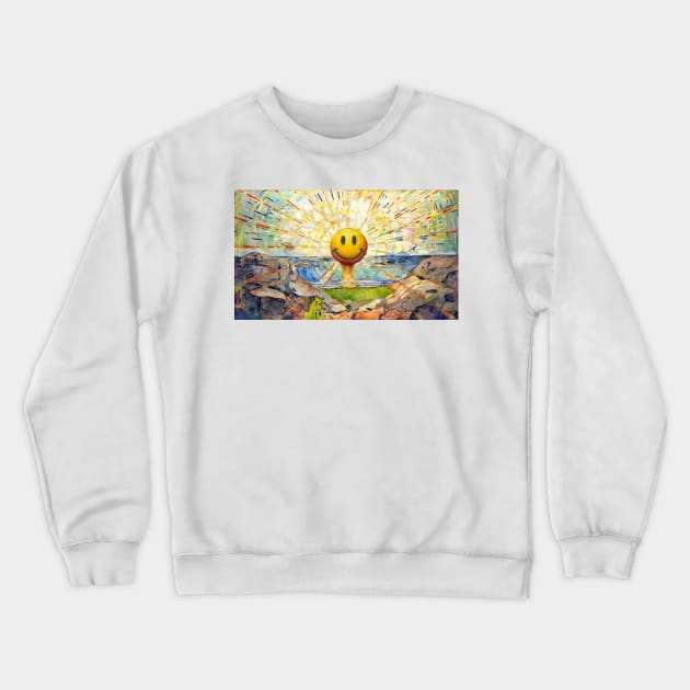 The (morning) Sun Crewneck Sweatshirt by Stupiditee